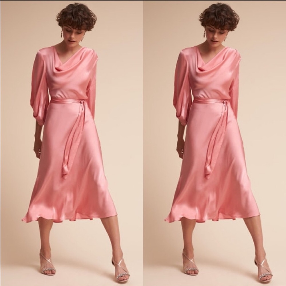 BHLDN Ghost London Pink Button-down Top , BLUSH